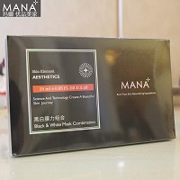 玛娜 黑白膜力组合25ml*6片 清洁面膜 吸黑、补水、平衡、亮肤