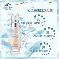 安吉希可儿 水妍皙防晒粉底液30mlSPF20,PA++防晒隔离,修颜遮瑕,改善暗沉、均匀肤色