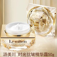 沥美川 时光抗皱精华霜50g(定格霜)补充活性蛋白、修复肌底、阻断老化、减少黑色素、透亮细嫩、减淡干纹皱纹