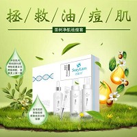 秀媛堂 茶树净肌祛痘套 4件套 改善痘痘、平衡痘肌、水润舒缓