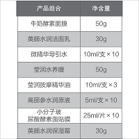 秀媛堂 莹润水养保湿套 8件套 多重营养保湿补水，令肌肤盈润水嫩富有光泽
