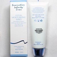 菲莎妮丝 深海水润洁颜乳120ml 泡沫丰富绵密,深层清洁污垢,补水滋润,洗后不紧绷