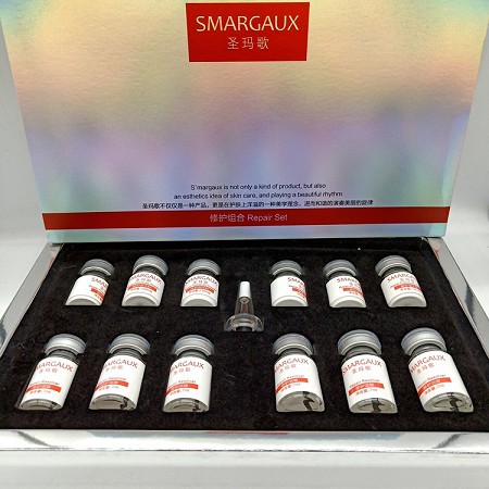 圣玛歌 修护组合冻干粉6组 修复表皮，改善敏弱、红血丝肌肤，亮白嫩肤