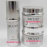 苗翠堂 嫩肤三宝套 混合斑家居断黑三宝(亮颜晚霜30g+皙颜日霜30g+精华液30ml)