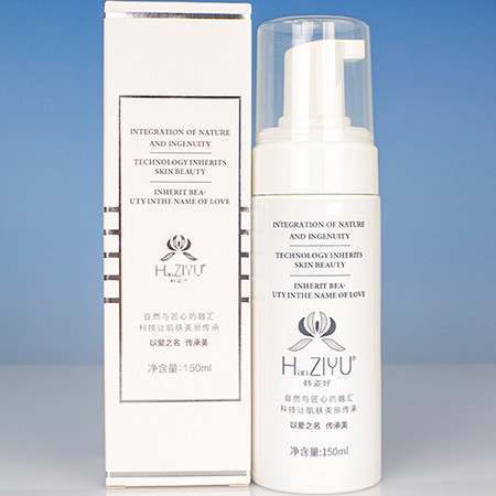 韩姿妤 深海蓝藻保湿洁面泡沫150ml 去除污垢、清洁毛孔、温和舒适、清爽不紧绷