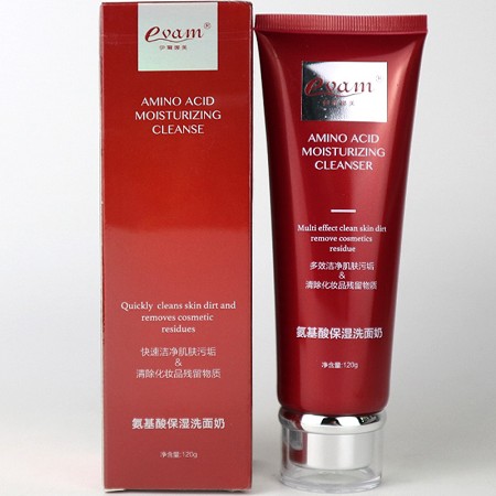 伊尔娜美 氨基酸保湿洗面奶120ml 洁净污垢,改善干燥,水嫩光泽,紧实弹性