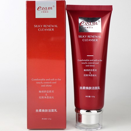 伊尔娜美 丝柔焕肤洁面乳120g 清洁污垢及油脂,细致收敛,清爽细腻,水嫩柔润