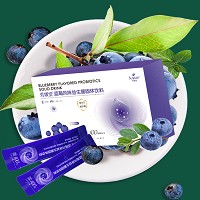 秀媛堂 蓝莓风味益生菌固体饮料30包 改善肠胃、护航轻盈体态