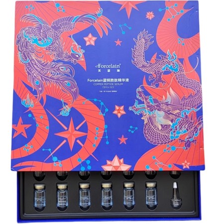 珂蓝蜜肌 芙瑟琳 蓝铜胜肽精华液5ml*30支 深层修护、润护充盈、紧致弹嫩、焕靓肤色、收缩毛孔