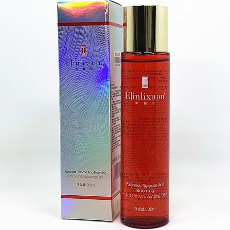 金俪炫 秘润净妍透皙水200ml 疏通毛孔、洁净肌肤、二次清洁、干净清爽、水润亮泽