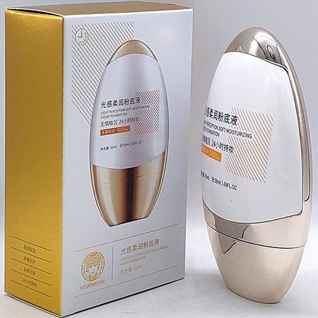 苗氏魔斑 光感柔润粉底液50ml 均匀肤色、防紫外线、遮盖瑕疵、淡化色素