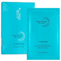韩伊美 出水芙蓉蚕丝面膜贴25g*6片 超薄的天丝材质、精华不油腻、轻薄、服帖、透气、平衡水油、水润柔滑