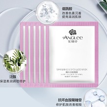 安婕妤 美.白淡.斑面膜25ml*10片 改善色素沉着、提亮肤色、修护粗糙肌肤、水润亮泽、细腻光滑