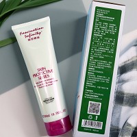 菲莎妮丝 绿茶净妍洁肤霜300ml 泡沫绵密,清洁毛孔内残妆及污垢,水嫩清透,清爽亮白